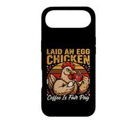 Laid An Egg Chicken Coffee Is Fair Pay Humor Case for iPhone Air