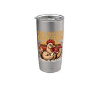 Laid an Egg Chicken Coffee is Fair Pay Humor Stainless Steel Insulated Tumbler