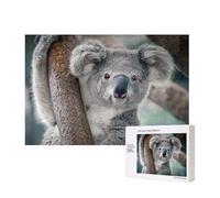 Laid-Back Koala,300 Pieces Wooden Jigsaw Family Game Jigsaw Puzzles for Adults Teens Home Decor