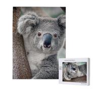 Laid-Back Koala,500 Pieces Wooden Jigsaw Family Game Jigsaw Puzzles for Adults Teens