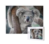 Laid-Back Koala,500 Pieces Wooden Jigsaw Family Game Jigsaw Puzzles for Adults Teens Home Decor