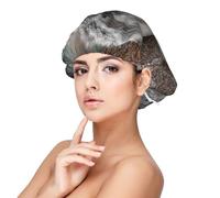 Laid-Back Koala,Adult's Satin Sleeping Cap - Women's Elastic Sleep Bonnet, Adjustable Overnight Hair Cover