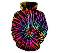 LAIDIPAS Unisex 3D Print Hoodies Novelty Pullover Colorful Graphic Hooded Sweatshirt with Pocke for Men Women, Hzr-graphic56, XXL