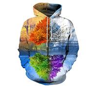 LAIDIPAS Unisex 3D Printed Hoodies for Men Women Cool Funny Graphic Pullover Hooded Sweatshirt - - Large