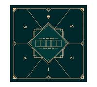 LaiEr 60/80/100/120/140/160cm Square Poker Mat Texas Hold'em Poker Rubber Mat Poker Topper for Tables Folding Portable Poker Table Top Layoutw for Poker Games Blackjack Casino(160 * 160cm TuAn1)