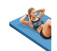LaiEr Non-Slip Large Exercise Mat Extra 15/20/30mm Thick and Wide Fitness Mat with Carrying Bag for All Types of Yoga, Pilates & Home Workout（183cm*80cm*15mm）