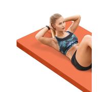 LaiEr Non-Slip Large Exercise Mat Extra 15/20/30mm Thick and Wide Fitness Mat with Carrying Bag for All Types of Yoga, Pilates & Home Workout（183cm*80cm*15mm）