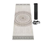 LaiEr Yoga Mat Non Slip Eco Friendly Exercise Mat with Carrying Strap, Thick Exercise & Workout Mat for Yoga, Pilates and Fitness(183CM*61CM*6MM)