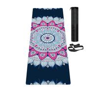 LaiEr Yoga Mat Non Slip Eco Friendly Exercise Mat with Carrying Strap, Thick Exercise & Workout Mat for Yoga, Pilates and Fitness(183CM*61CM*6MM)