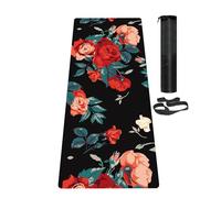 LaiEr Yoga Mat Non Slip Exercise Mat with Carrying Strap, Thick Exercise & Workout Mat for Yoga, Pilates and Fitness(183CM*61CM*6MM)