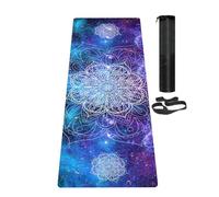 LaiEr Yoga Mat Non Slip Exercise Mat with Carrying Strap, Thick Exercise & Workout Mat for Yoga, Pilates and Fitness(183CM*61CM*6MM)