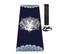 LaiEr Yoga Mat Non Slip Exercise Mat with Carrying Strap, Thick Exercise & Workout Mat for Yoga, Pilates and Fitness(183CM*61CM*6MM)