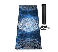 LaiEr Yoga Mat Non Slip Exercise Mat with Carrying Strap, Thick Exercise & Workout Mat for Yoga, Pilates and Fitness(183CM*61CM*6MM)