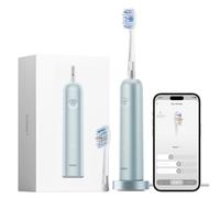 Laifen Wave Pro Electric Toothbrush for Adults, 60° Oscillations & 66,000 VPM for 13x Plaque Removal, Smart App, 70-Day Battery, IPX8 Waterproof, 2 Pro Brush Heads, Ideal for Travel (Blue Aluminium)