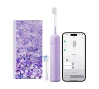 Laifen Wave Special Electric Toothbrush, New 2025 Version Oscillation & Vibration Sonic Electric Toothbrush for Adults with App, 2 Brush Heads, IP68 Waterproof Travel-Friendly (Misty Lavender)