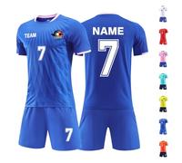LAIFU Custom Adult Kids Football Shirts Personalise Your Name, Number, Logo and Team Name Breathable Football Kits