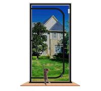 LAIJIANG Cat Screen Door, Reinforced Mesh Screen Door With Zipper Closure, Easy Access, Keep Cats In, Bugs Out, Air Fresh, Pet Scratch Proof For Front Doors, Sliding Doors (90x210cm)