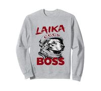Laika Boss - USSR Soviet Space Dog CCCP Astronaut Vintage Sweatshirt