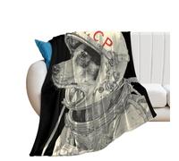 Laika Space Traveler 250g Flannel Throw Blanket Lightweight