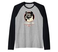 Laika The Space Dog Raglan Baseball Tee