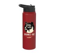 Laika the Space Dog Stainless Steel Insulated Water Bottle
