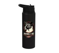 Laika the Space Dog Stainless Steel Insulated Water Bottle