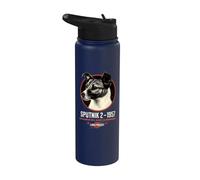 Laika the Space Dog Stainless Steel Insulated Water Bottle