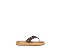 'Laike' Leather Sandals Dune London Brown 3