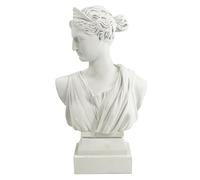 LAIKEARTS Greek Mythology Diana Goddess Statue, Classic Roman Bust,Good Luck and Wisdom, Decorations Applicable Home, Living Room,Bedroom,Office Desk Table Indoor,Sculpture for Home Decor