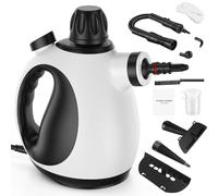 LAIKORE Handheld Steam Cleaner for Home - High Pressure Portable Steamer for Deep Cleaning, Chemical-Free Multi-Purpose Handheld Steam Cleaner for Couch, Windows (White)