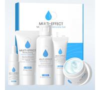 LAIKOU Intense Hydration Skincare Set, Face Care Kit with Hyaluronic Acid, Amino Acids, Aloe Vera, Cleanser, Toner, Serum, Eye Cream & Face Cream, Pamper Gift Set for Women Teenage Girls, Travel Size