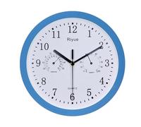 Laikoutd 10Inch Thermometer And Hygrometer Wall Clock Wall Mounted Round Hanging Indoor Bedroom Home Decorations Gift Home Hangings