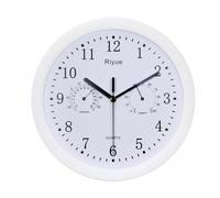 Laikoutd 10Inch Thermometer And Hygrometer Wall Clock Wall Mounted Round Hanging Indoor Bedroom Home Decorations Gift Home Hangings