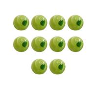 Laikoutd 10pcs Adorable 3D Pear Glass Beads Elegant Charm For Unique Jewelry Creation And Decorative Art Projects Supplies
