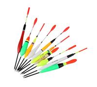 Laikoutd 10Pcs Peg Floats Fishing Fish Float Wood Bobbers Long Cast Catfishes Slip Rod Fishing Bobbers Floats