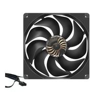 Laikoutd 12025 12CM PWM Intelligent Temperature Control Quiet CPU Cooling Fan Metal Construction PWM Controlled PC Cooling