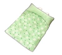 Laikoutd 2. Cozy Cooling Pet Bed For Small Breeds Anti-Slip Ice Silk Pad Washable Comfortable Resting Mat Cats & Dogs Bedding Bed For Indoor