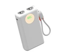 Laikoutd 2x21700 Battery Holder With Quick Digital Screen Built-in Type-C Cable 22.5W Output Modular With Display