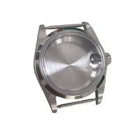 Laikoutd 36mm Stainless Steel Watch Case Repairing Accessories for Movement Cases Housing 36mm Mechanical Cases for Men