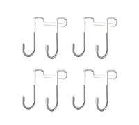 Laikoutd 4Pcs Door Hangers Hooks Over The Towel Racks for Bathroom Coat for Hangings Clothes Home Over Hook Towel Hook