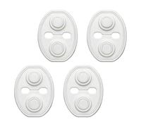 Laikoutd 4pcs General Silicone Door Covers Rusts Erosion with Quick Attach Installation for Most Vehicles Shaking Damping Pad