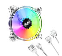 Laikoutd 4Pin 3Pin ARGB Chassis Fan 12cm PWM Mute ARGB Led Desktop Host PC Chassis Cooling Fan Computer Heatsink Cooler 12025