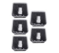 Laikoutd 5/10Pcs Phono Shell Case Cartridge Keeper Clear Box Phonograph Head Storage Box Phonograph Head Needle Rack Display High End Needle Rack