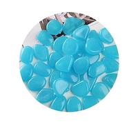 Laikoutd 50/100Pcs Fishtank Decoration Fluorescent-Pebbles Aquarium-Decorative-Stones Fish Tanks Rock Underwater Landscape Stone Glowing The Dark Decorative Fish Tanks