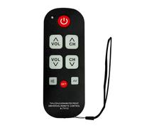 Laikoutd A-TV10 Remote With Lanyard Strap Quick-Response Buttons & Multi-Brand Compatibility Remote Control