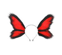 Laikoutd Adjustable Plush Elves Butterfly Fairies Ear Headpiece For Kids Adult Roleplay Costume Halloween Theme Event Halloween Costume Animal Ear