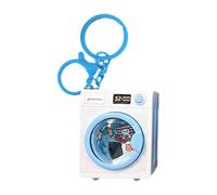Laikoutd Adorable Talking and Lighting Keychain Pendant Microwave and Washing Machine Design Keyring for Gift Giving Sound Effect Keyring