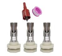 Laikoutd Automatic Pigs Nipples Waterer Pigs Nozzle Nipples Rodents Stainless Steel Drinker For Livestock Farm Durability Feeders