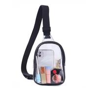 Laikoutd Belt Bag Clear For Women Girl Travel Chest Waterproof Over The Shoulder Large Capacity Crossbody Lightweight Clear Sports Bag