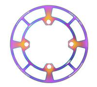 Laikoutd Bicycles Chainwheel Chainring Protector for Single Speed Bikes Light Weight Aluminum Alloy Covers Chainwheel for Single Speed Cover